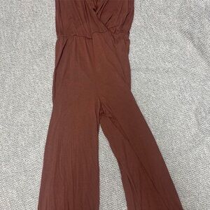 H&M Chocolate Brown Jumpsuit